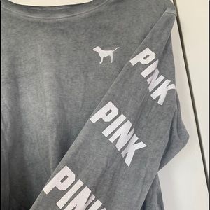 Crop long sleeve PINK top